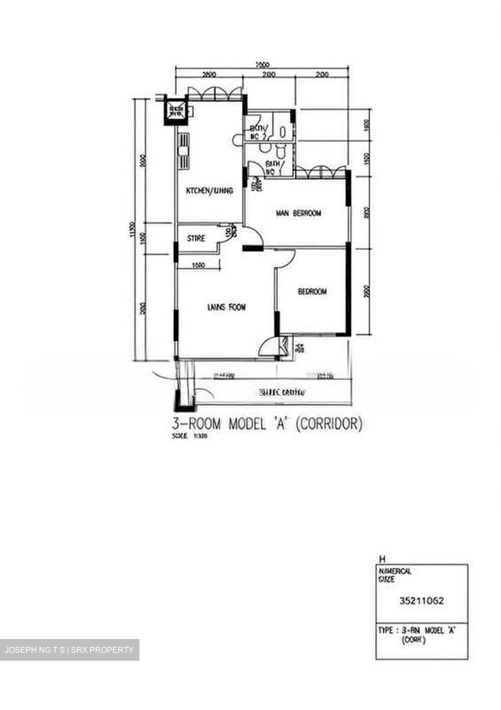 Blk 55 Upper Serangoon Road (Toa Payoh), HDB 3 Rooms #565268031